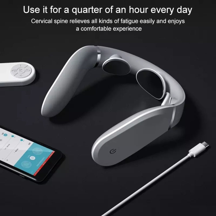 Original Xiaomi G2 Jeeback Neck Massager L-Shaped Far Infrared Heating Massage Device(White)