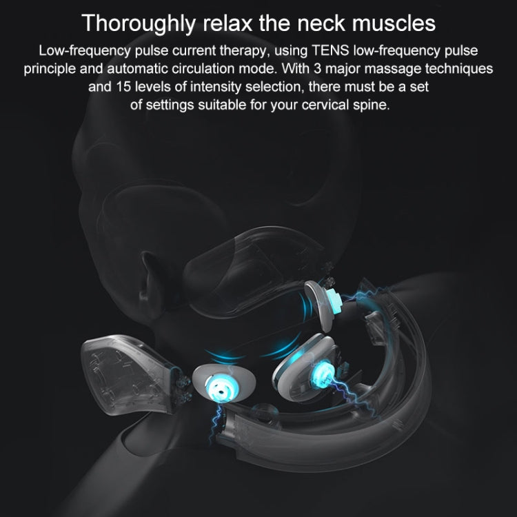 Original Xiaomi G2 Jeeback Neck Massager L-Shaped Far Infrared Heating Massage Device(White)