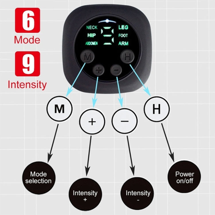 EMS Smart Micro-current Abdominal Fitness Device Waist Massage Belt Reluova