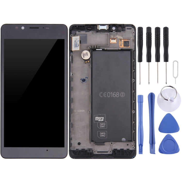 LCD Screen and Digitizer Full Assembly with Frame For Microsoft Lumia 950