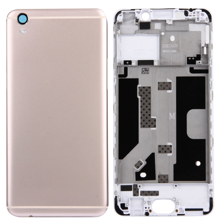 For OPPO R9 / F1 Plus Battery Back Cover + Front Housing LCD Frame Bezel Plate