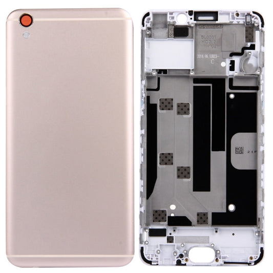 For OPPO R9 Plus Battery Back Cover + Front Housing LCD Frame Bezel Plate