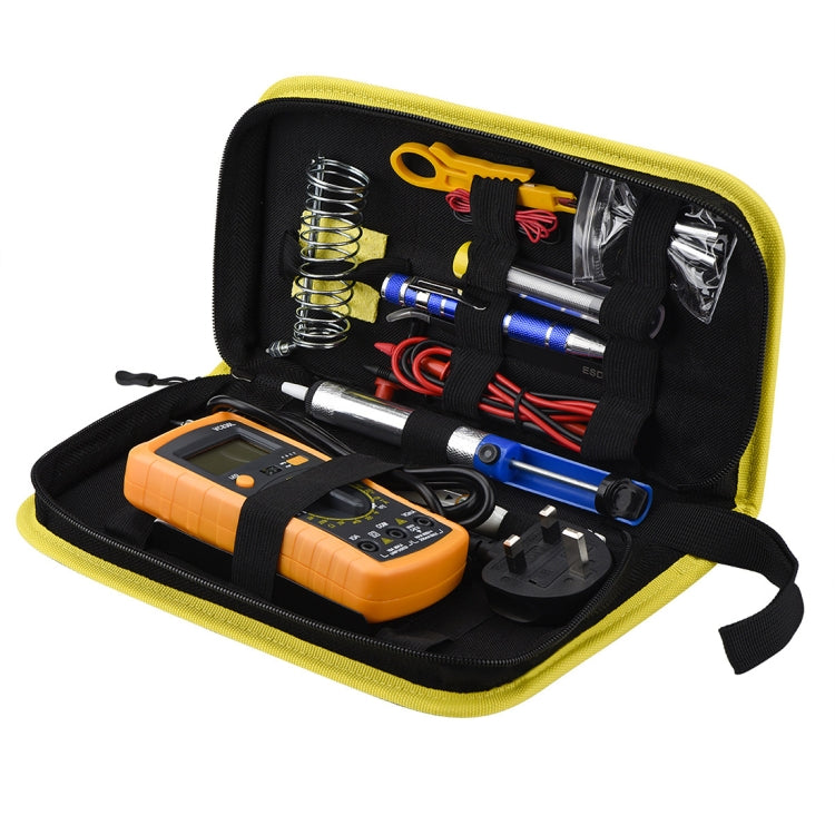 15 in 1 50Hz 60W Electric Iron Set Kit with Multimeter, Random Color Delivery