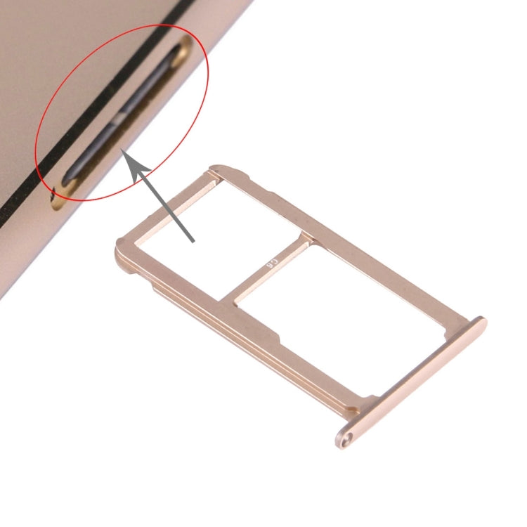 For Huawei Honor V8 Nano SIM + Micro SD / Nano SIM Card Tray