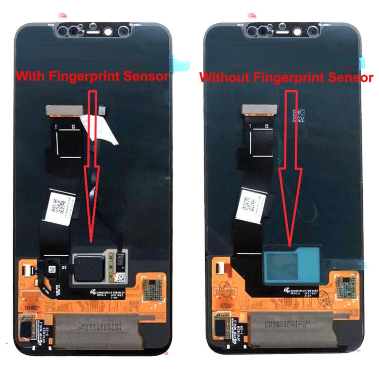 LCD Screen and Digitizer Full Assembly with Fingerprint Sensor for Xiaomi Mi 8 UD / Mi 8 Pro