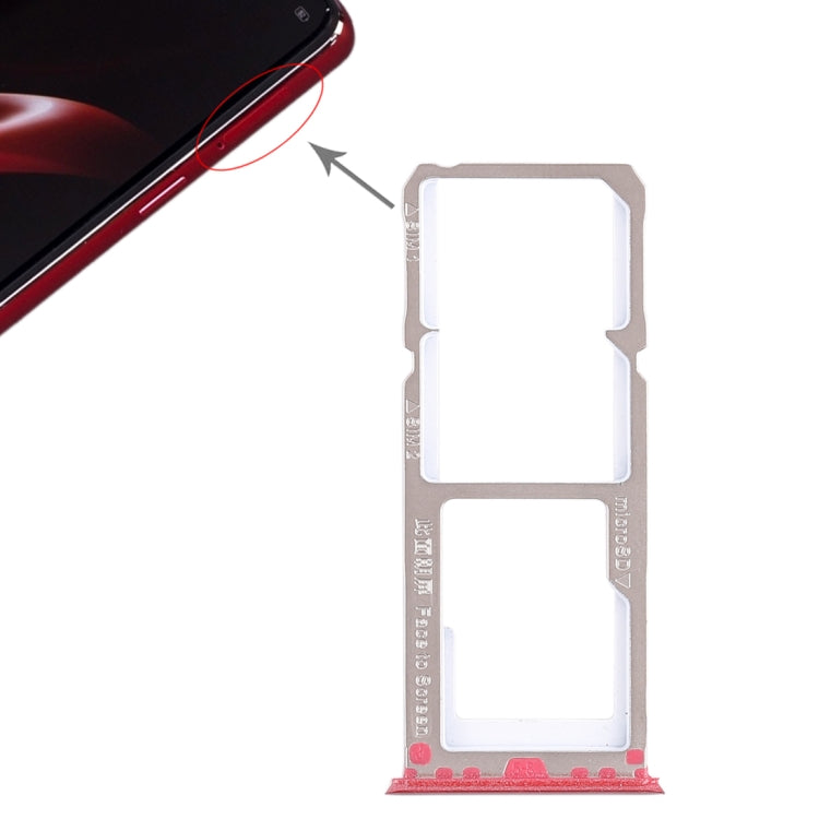 For OPPO A3 2 x SIM Card Tray + Micro SD Card Tray My Store