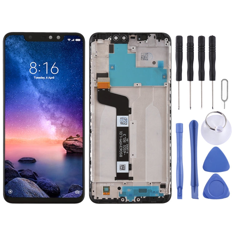 LCD Screen and Digitizer Full Assembly with Frame for Xiaomi Redmi Note 6 Pro