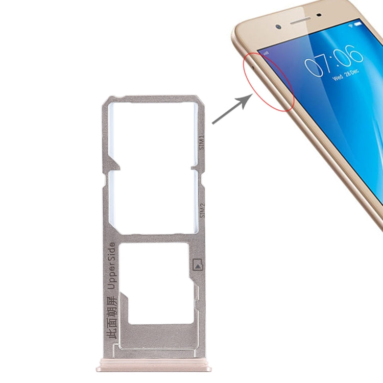 For Vivo Y53 2 x SIM Card Tray + Micro SD Card Tray My Store