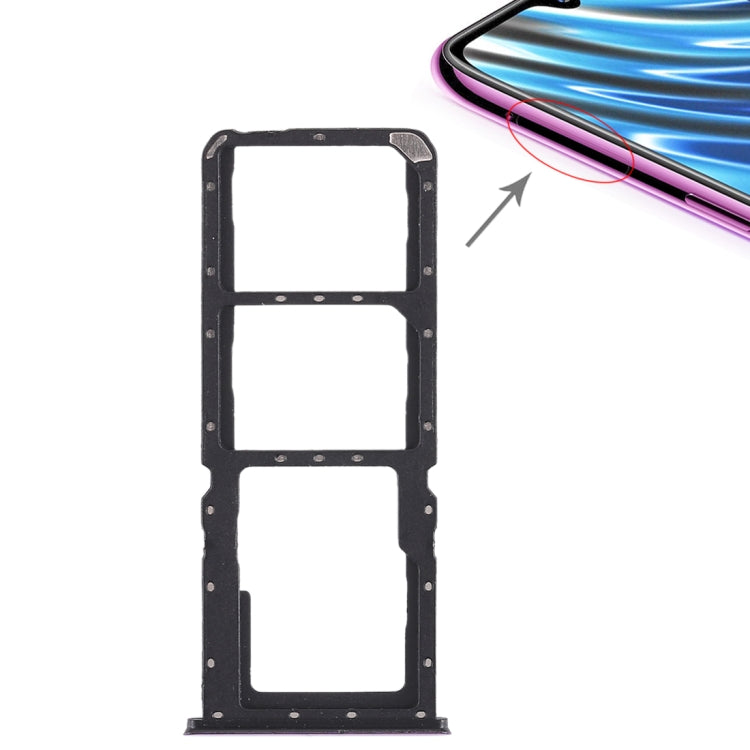 For OPPO A7x / F9 / F9 Pro / Realme 2 Pro 2 x SIM Card Tray + Micro SD Card Tray My Store