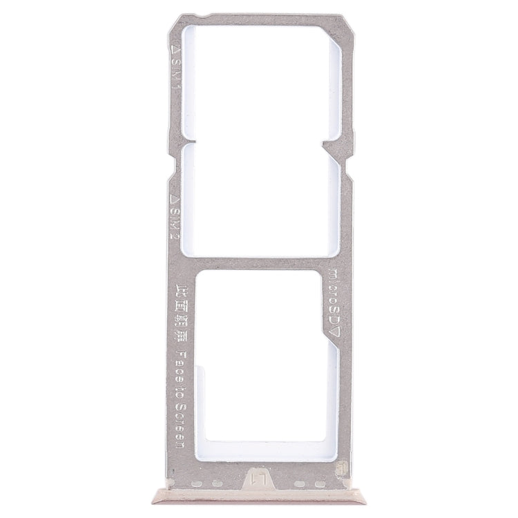 For OPPO A79 2 x SIM Card Tray + Micro SD Card Tray