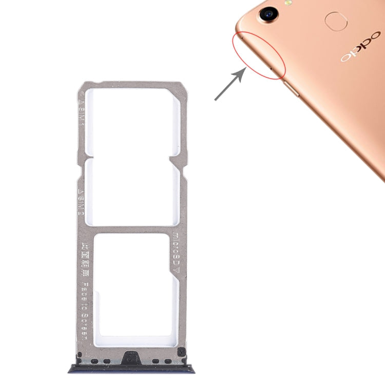 For OPPO A79 2 x SIM Card Tray + Micro SD Card Tray