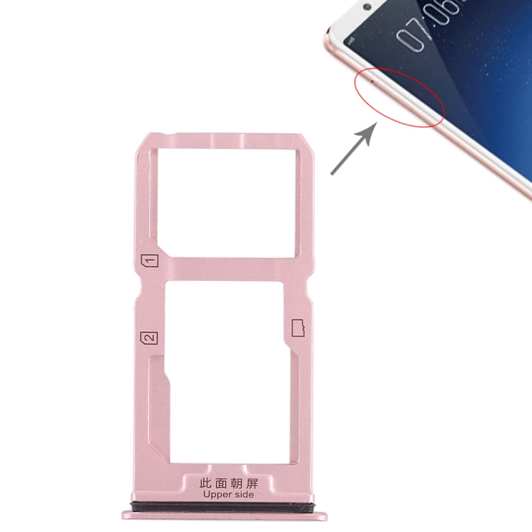 For Vivo X20 SIM Card Tray + SIM Card Tray / Micro SD Card Tray My Store