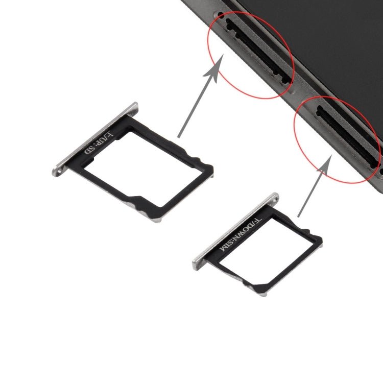 For Huawei P8 SIM Card Tray and Micro SD Card Tray