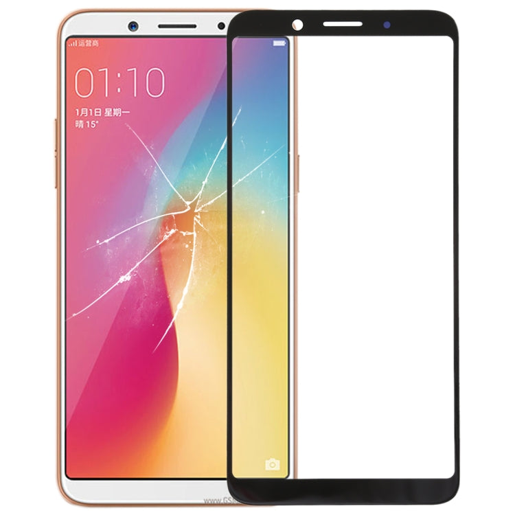 For OPPO A73 Front Screen Outer Glass Lens