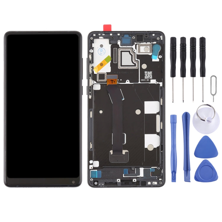 LCD Screen and Digitizer Full Assembly with Frame for Xiaomi MI Mix 2S