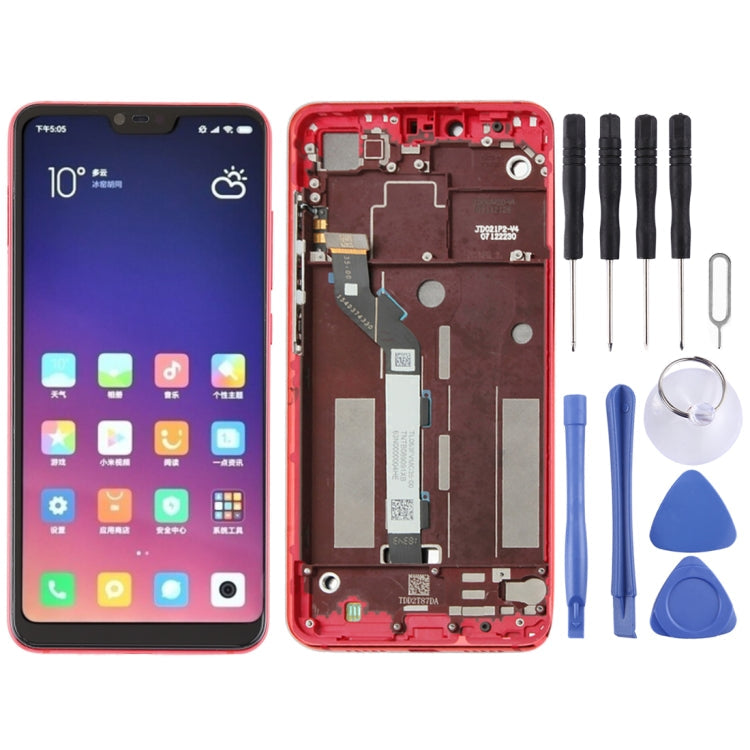 LCD Screen and Digitizer Full Assembly with Frame for Xiaomi Mi 8 Lite