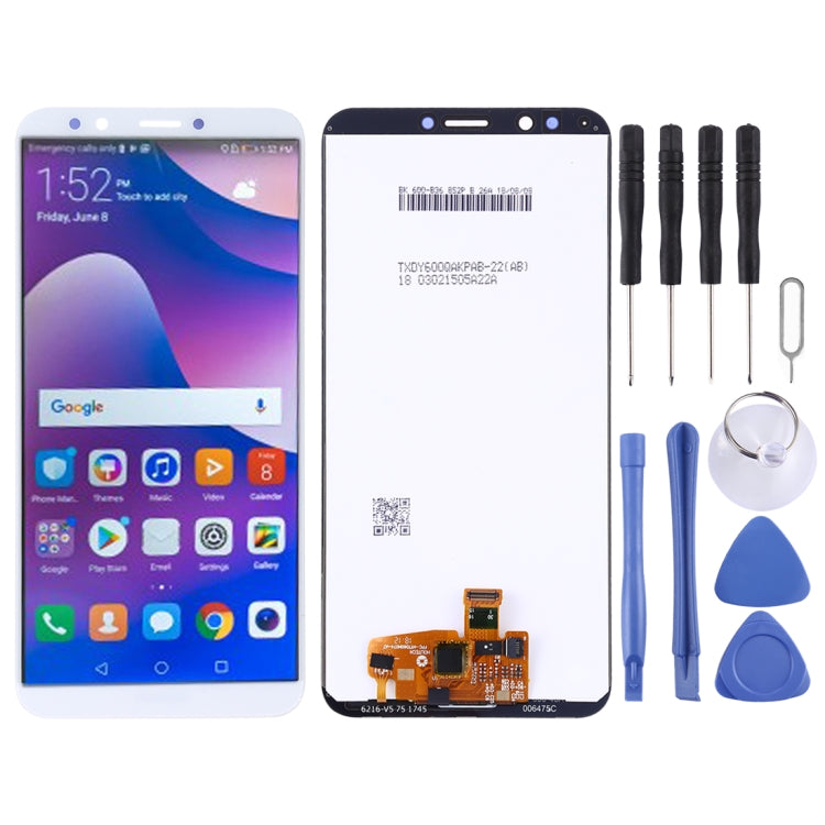 LCD Screen and Digitizer Full Assembly for Huawei Y7 Prime (2018) My Store