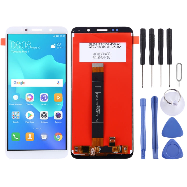 LCD Screen and Digitizer Full Assembly for Huawei Y5 Prime (2018)