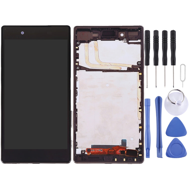 LCD Screen and Digitizer Full Assembly with Frame for Sony Xperia Z5