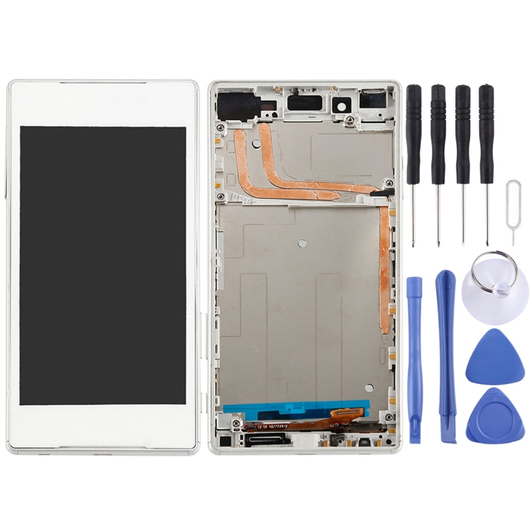 LCD Screen and Digitizer Full Assembly with Frame for Sony Xperia Z5