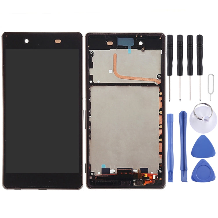 LCD Screen and Digitizer Full Assembly with Frame for Sony Xperia Z4