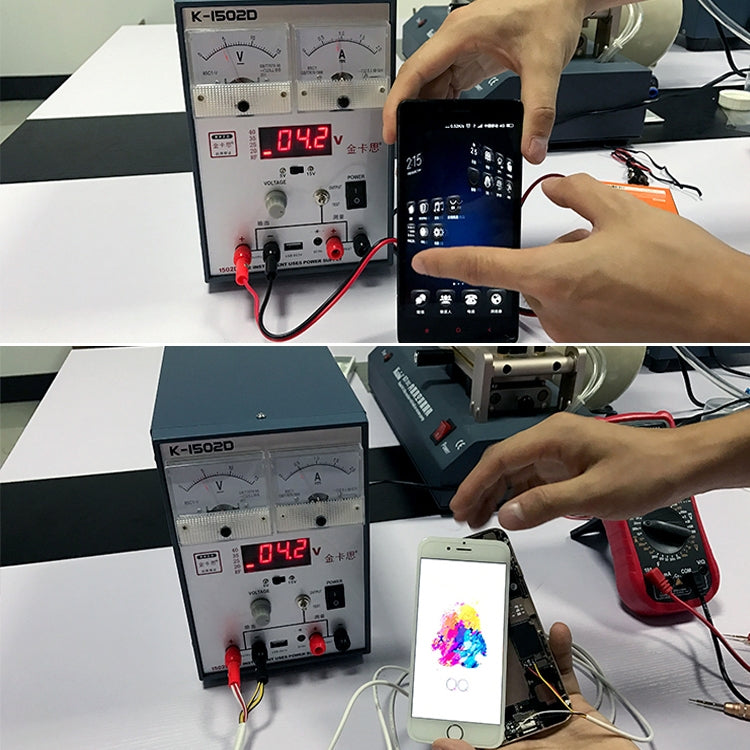 Kaisi K-1502D Repair Power Supply Current Meter 2A Adjustable DC Power Supply Automatic Protection, US Plug My Store