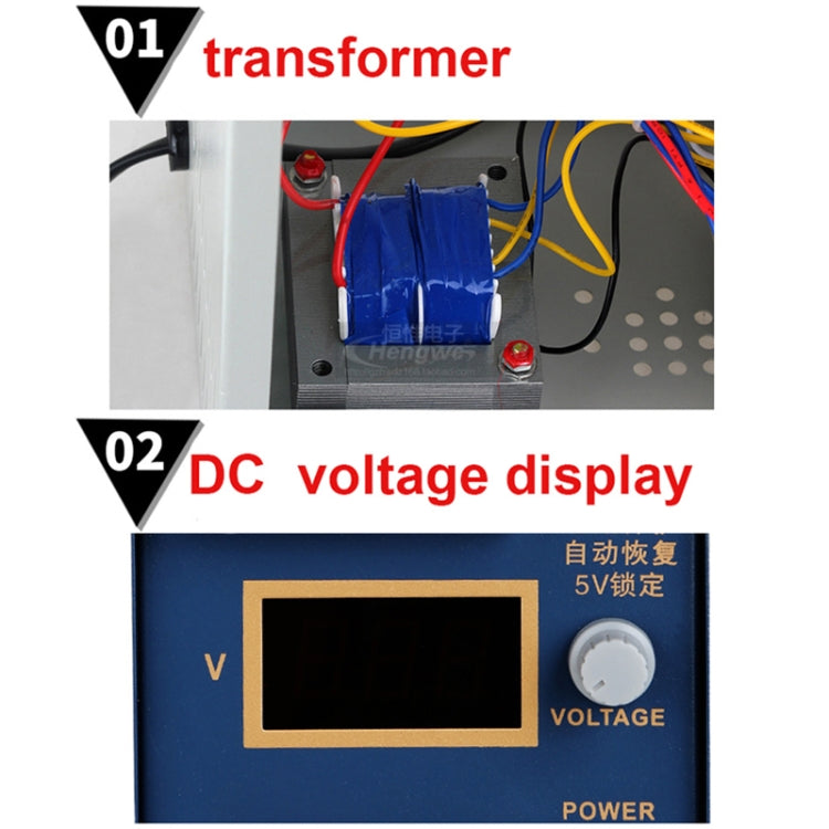 Kaisi KS-1502AD 15V 2A DC Power Supply Voltage Regulator Stabilizer Ammeter Adjustable Power Supply Repair Tools , EU Plug