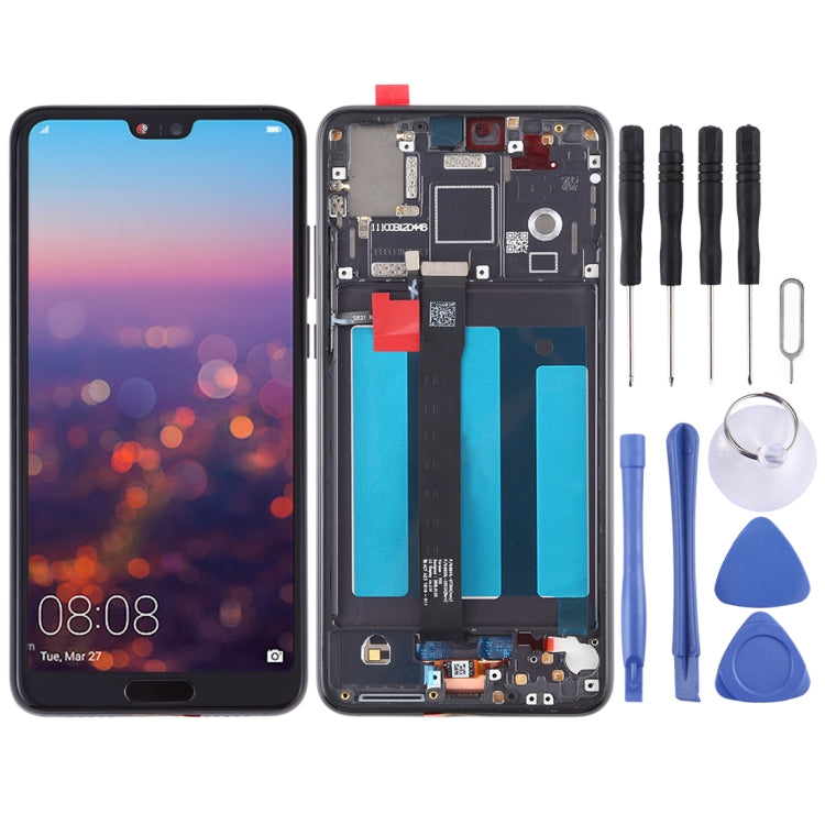 LCD Screen and Digitizer Full Assembly with Frame for Huawei P20 My Store