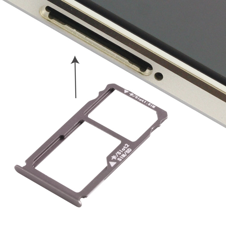 For Huawei Mate S Nano SIM Card Tray + Nano SIM / Micro SD Card Tray My Store