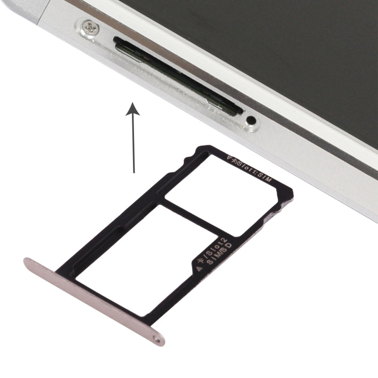 For Huawei Honor 7 Nano SIM Card Tray + Nano SIM / Micro SD Card Tray