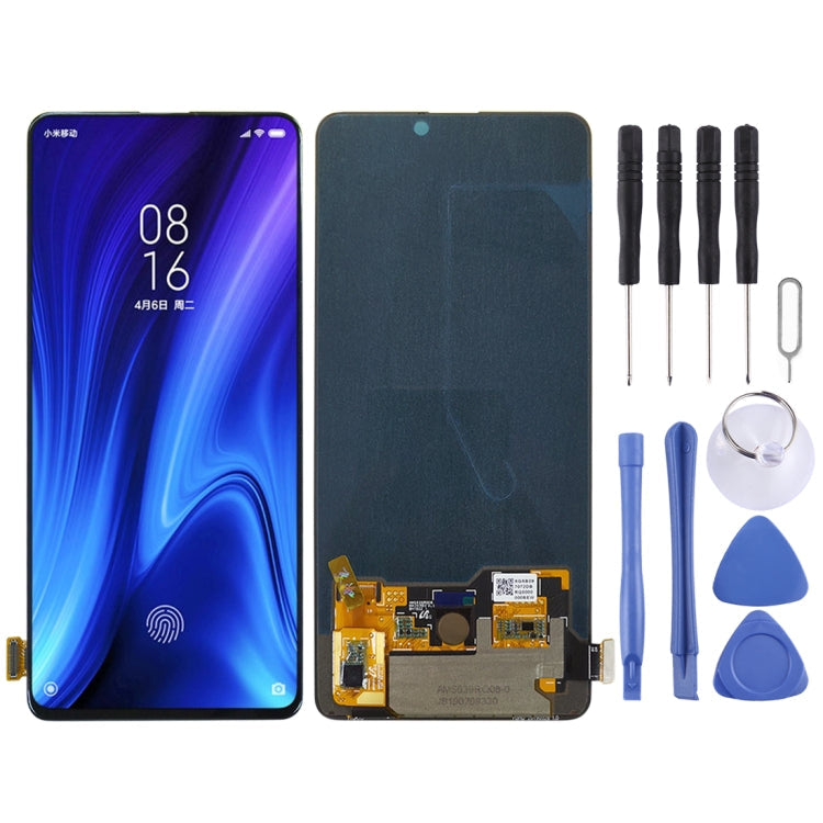 OLED Material LCD Screen and Digitizer Full Assembly for Xiaomi Redmi K20 Pro / K20 / Mi 9T / Mi 9T Pro