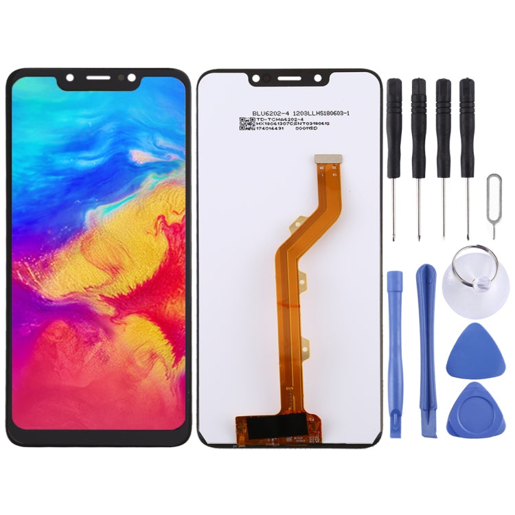 LCD Screen and Digitizer Full Assembly for Infinix Hot 7 X624