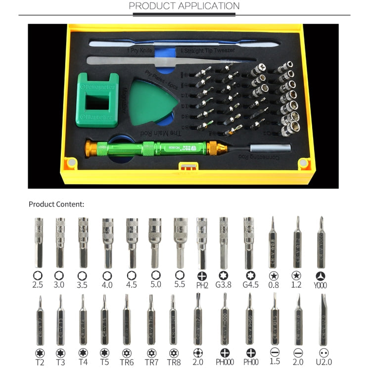 BEST BST-8929 Screwdriver Magnetic Bit Driver Kit 37 in 1 Professional Screwdrivers Set My Store