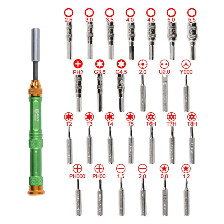 BEST BST-8929 Screwdriver Magnetic Bit Driver Kit 37 in 1 Professional Screwdrivers Set My Store