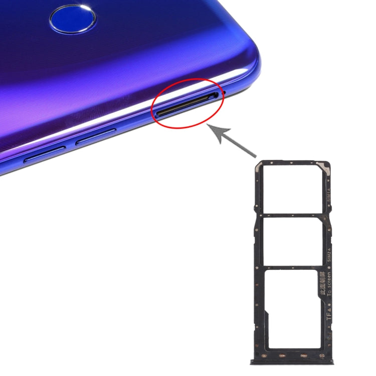 For OPPO Realme 3 Pro / Realme X Lite SIM Card Tray + SIM Card Tray + Micro SD Card Tray My Store