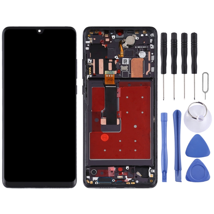 LCD Screen and Digitizer Full Assembly with Frame for Huawei P30 Pro