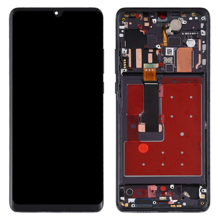 LCD Screen and Digitizer Full Assembly with Frame for Huawei P30 Pro