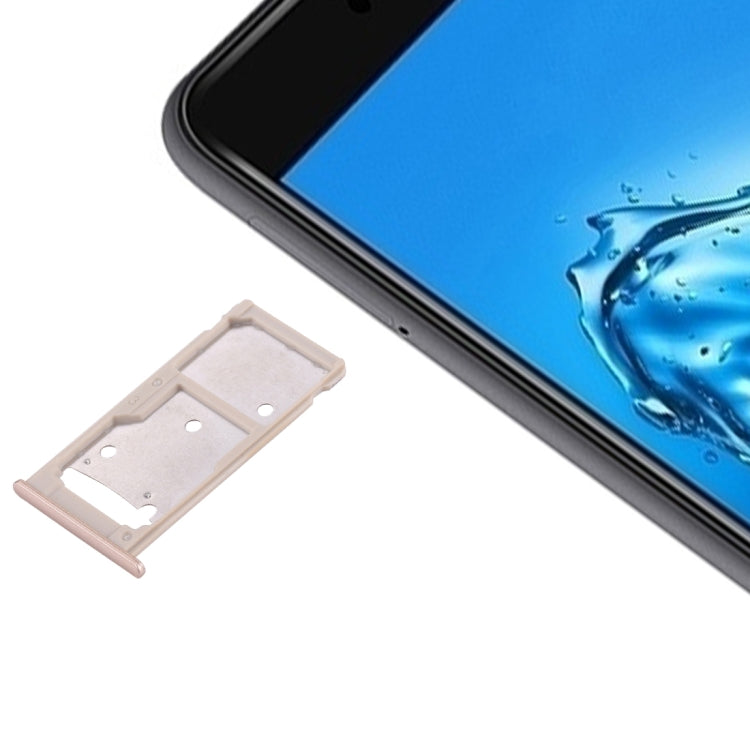 For Huawei Enjoy 7 Plus / Y7 Prime SIM Card Tray & SIM / Micro SD Card Tray