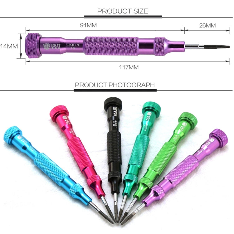 6 in 1 Precision Screwdriver Set Magnetic Electronic Screwdrivers Set for Mobile Phone Notebook Laptop Tablet