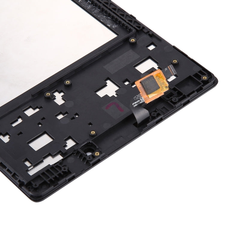 LCD Screen and Digitizer Full Assembly with Frame for Lenovo A8-50 Tablet