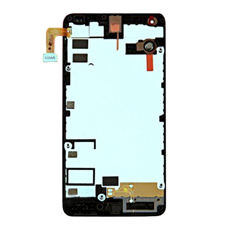 LCD Screen and Digitizer Full Assembly with Frame For Microsoft Lumia 550