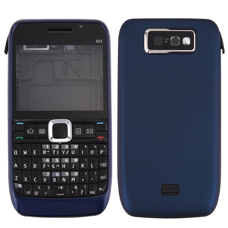 Full Housing Cover (Front Cover + Middle Frame Bezel + Battery Back Cover + Keyboard) for Nokia E63 My Store