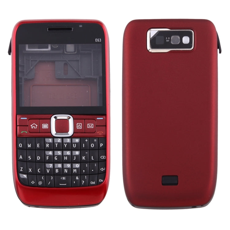 Full Housing Cover (Front Cover + Middle Frame Bezel + Battery Back Cover + Keyboard) for Nokia E63 My Store