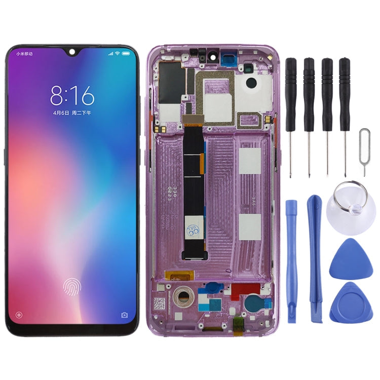 OLED Material LCD Screen and Digitizer Full Assembly with Frame for Xiaomi Mi 9