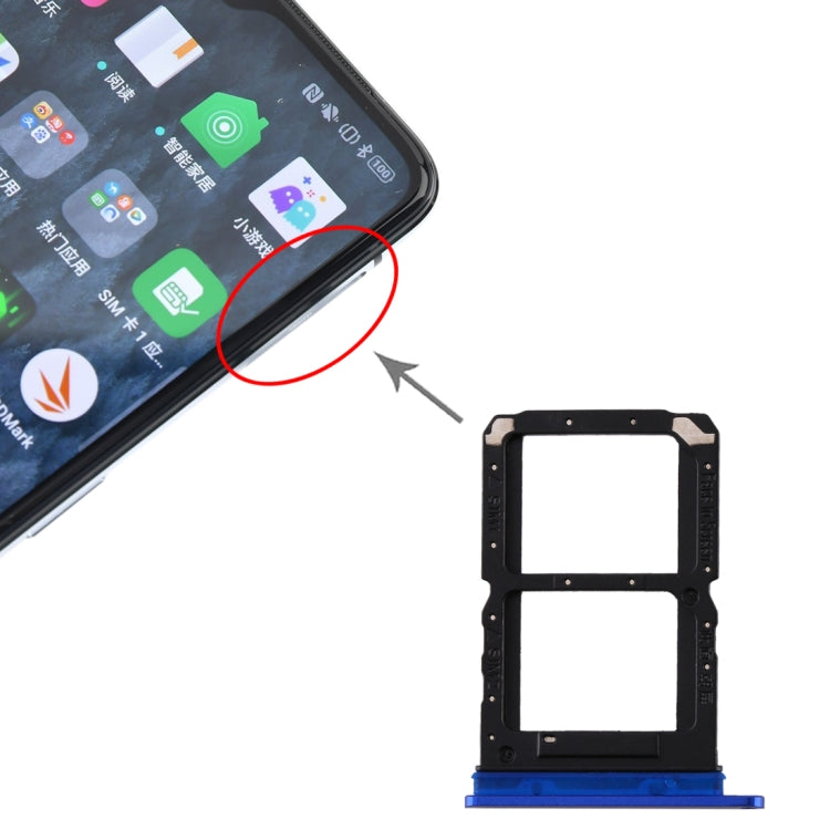 For Realme X2 Pro SIM Card Tray + SIM Card Tray My Store