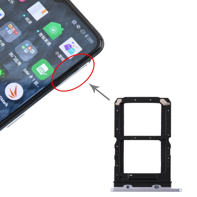 For Realme X2 Pro SIM Card Tray + SIM Card Tray