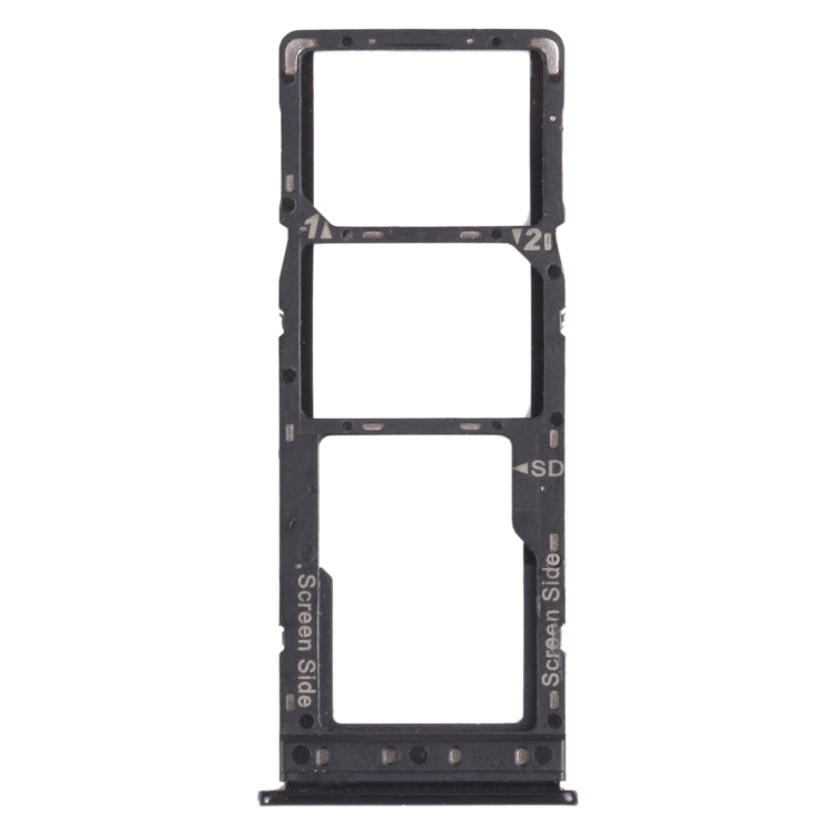 For Infinix HOT 7 Pro (X625B) SIM Card Tray + SIM Card Tray + Micro SD Card Tray