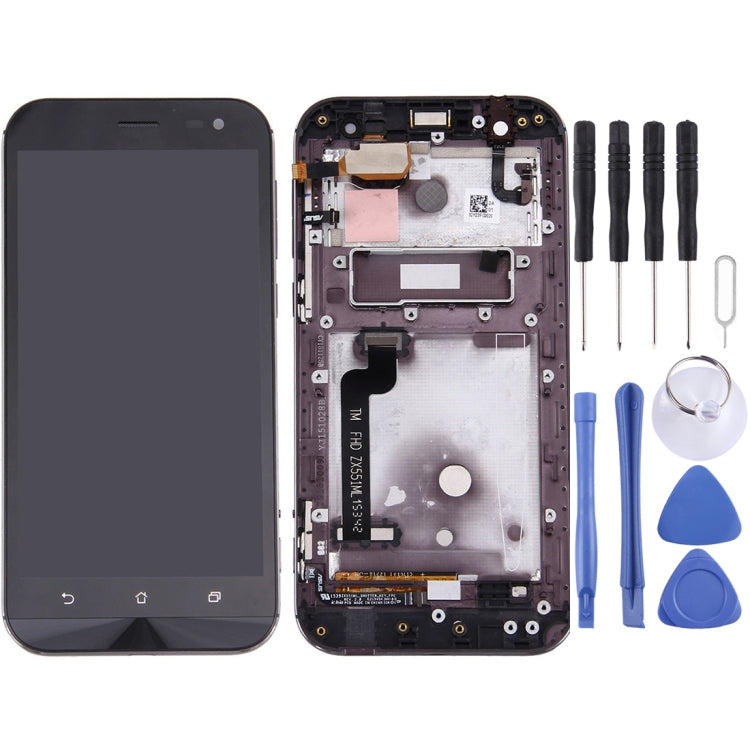 LCD Screen and Digitizer Full Assembly with Frame for ASUS ZenFone Zoom 5.5 inch / ZX551ML My Store