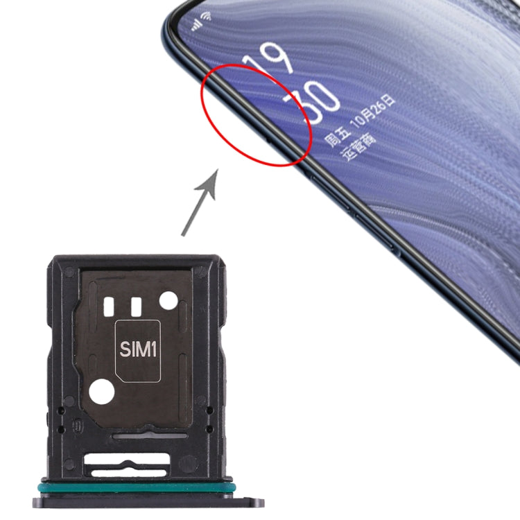 For OPPO Reno 10x zoom SIM Card Tray + SIM Card Tray / Micro SD Card Tray My Store