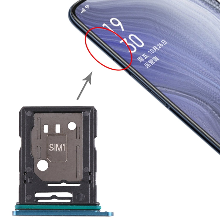 For OPPO Reno 10x zoom SIM Card Tray + SIM Card Tray / Micro SD Card Tray My Store